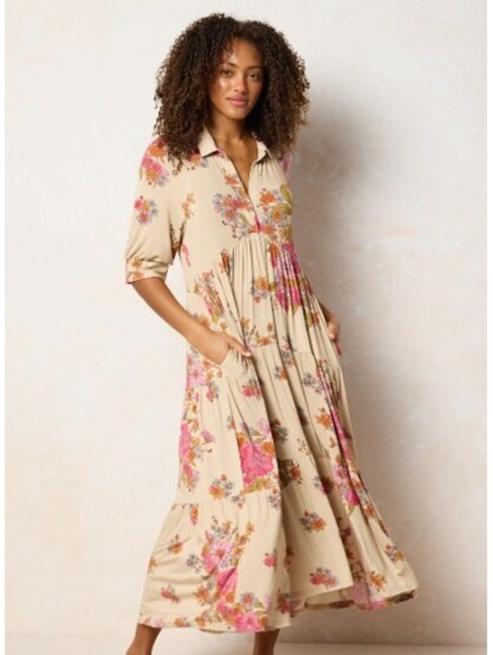 Natural Life Rebecca Midi Dress English Garden M NWT